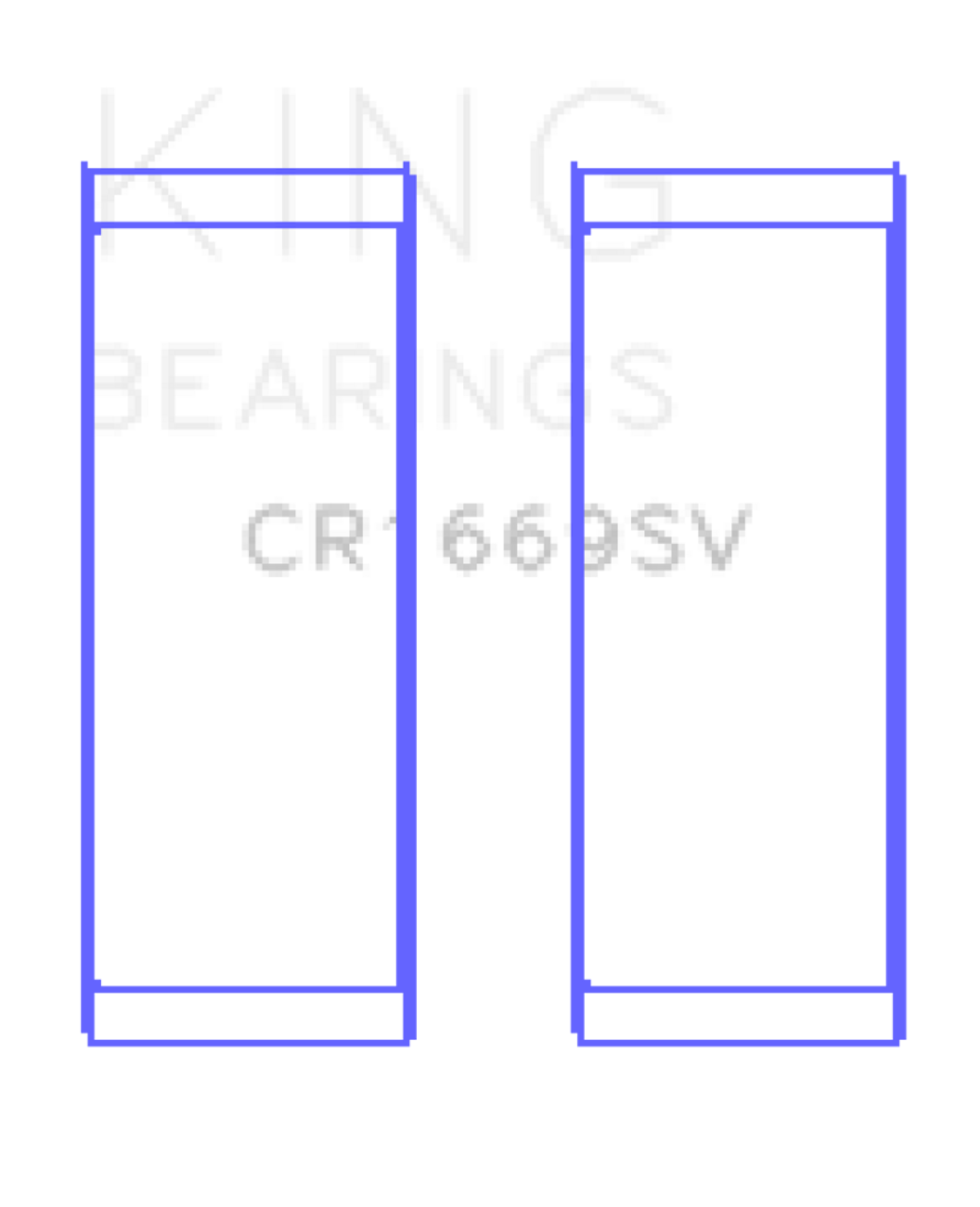King Volkswagen AZV/CFAC/AWX (Size +0.75mm) Connecting Rod Bearing Set - CR1669SV0.75