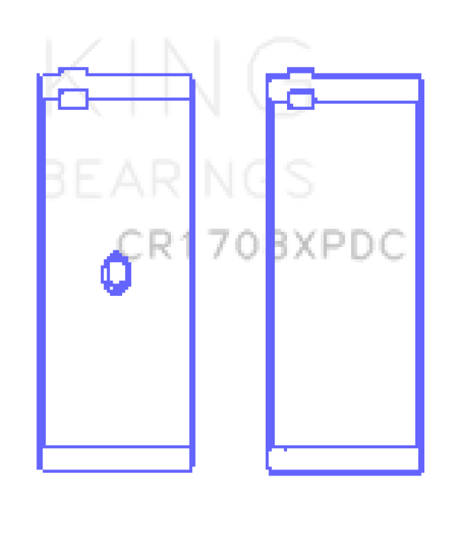 King Chevrolet Custom Coated Performance Rod Bearing Single - CR1708XPDC