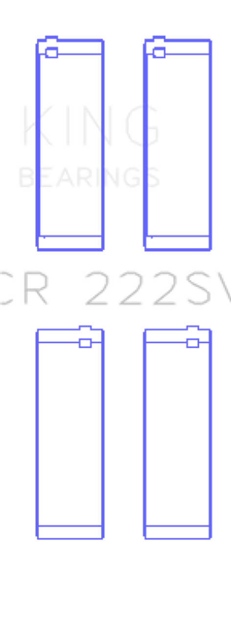King BMW N55B30A Rod Bearing Set - Size +0.25mm - CR222SV0.25