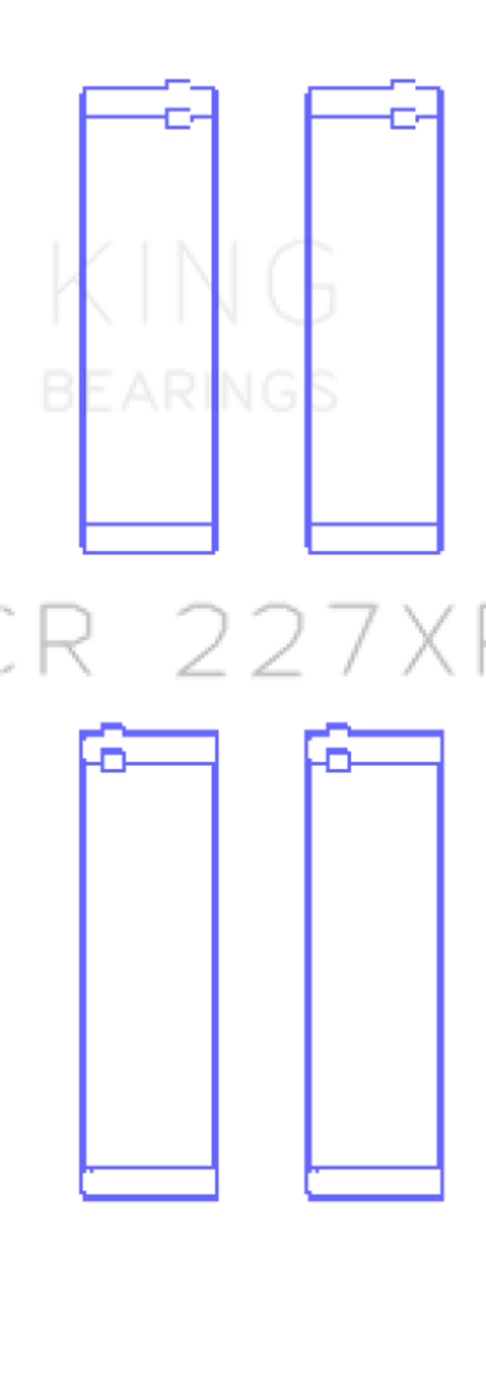 King Audi R8 4.2L/5.2L / Lamborghini Gallardo/Huracan V10 (Size .026) Performance Rod Bearing Set - CR227XP026