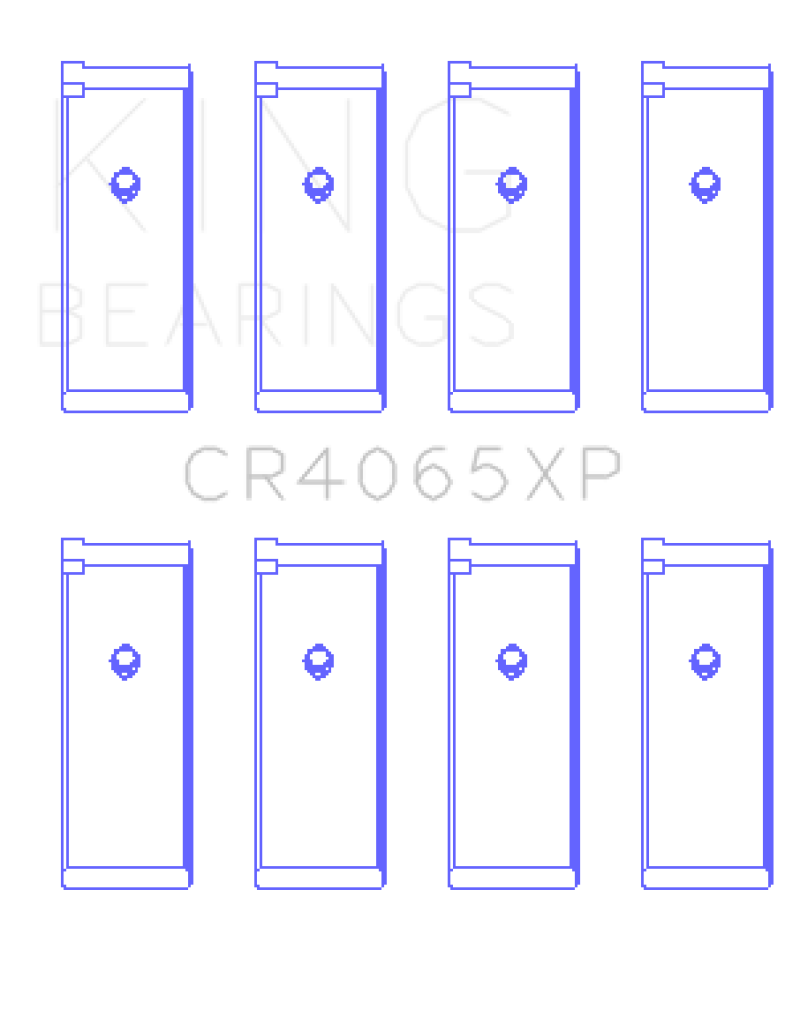 King Nissan KA-24DE Performance Rod Bearing Set - Size STDX - CR4065XPSTDX