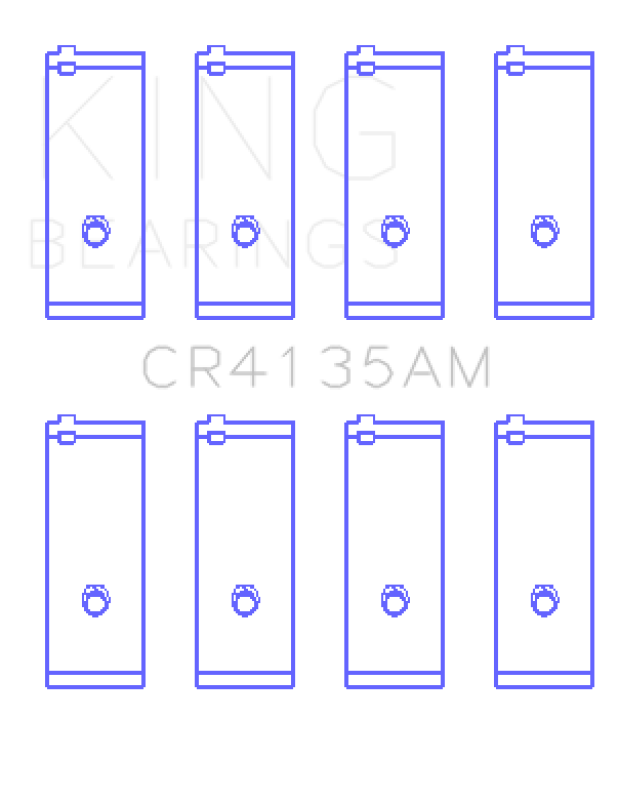 King 85-01 Toyota 5SFE L4 DOHC 16 Valves (Size +0.75) Rod Bearing Set - CR4135AM0.75