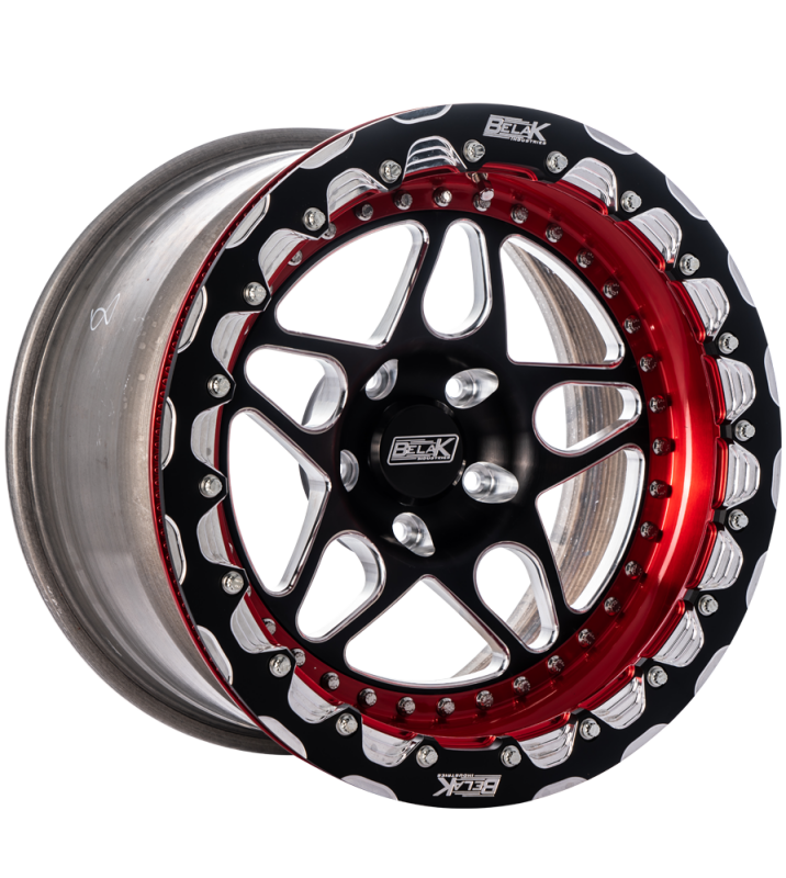 Belak 13x11/5in BS/5x114.3 BP/High Pad Series 3 Wheel - Double Beadlock Billet (Small Brake Kit Req) - 13115114S35BS-BLT