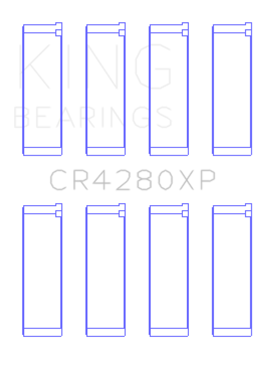 King Subaru WRX/STi EJ20/EJ22/EJ25 48mm Rod (Size +0.5) Performance Rod Bearing Set - CR4280XP0.5