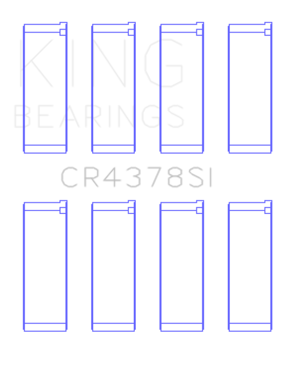King Engine Bearings Hyundai G4Hc/G4Hg Epsilon/(Size +0.75mm) Connecting Rod Bearing Set - CR4378SI0.75