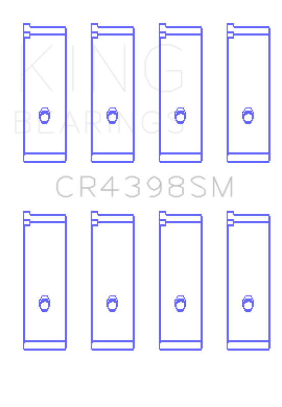 King Honda L13A4/L15A Connecting Rod Bearing Set - CR4398SM