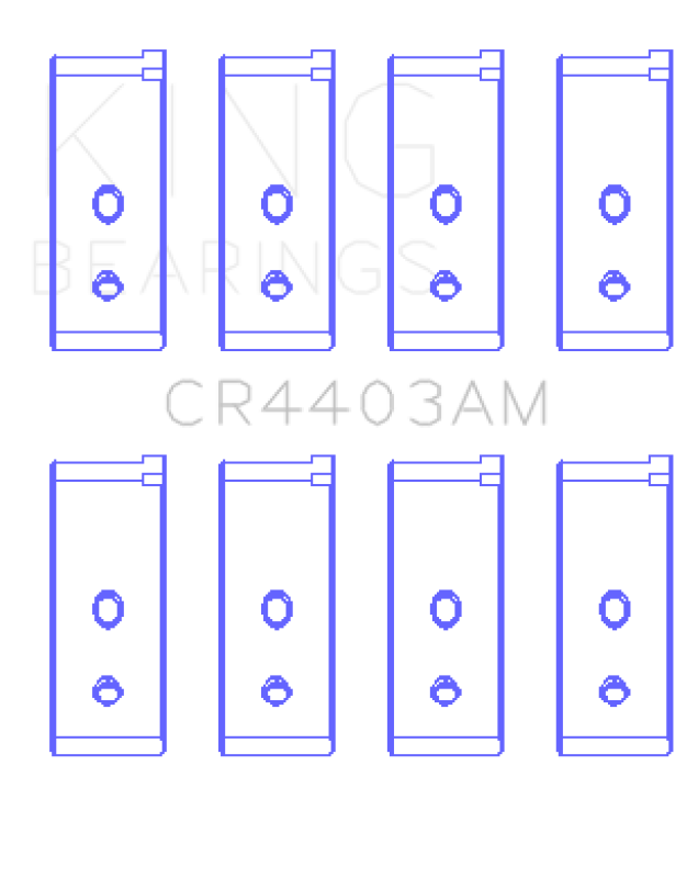 King Austin/MG B-Series (Size Standard) Connecting Rod Bearing Set - CR4403AM