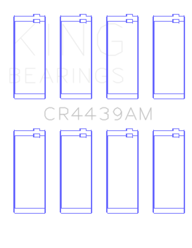 King BMW M10 (Size STD) Rod Bearing Set - CR4439AM