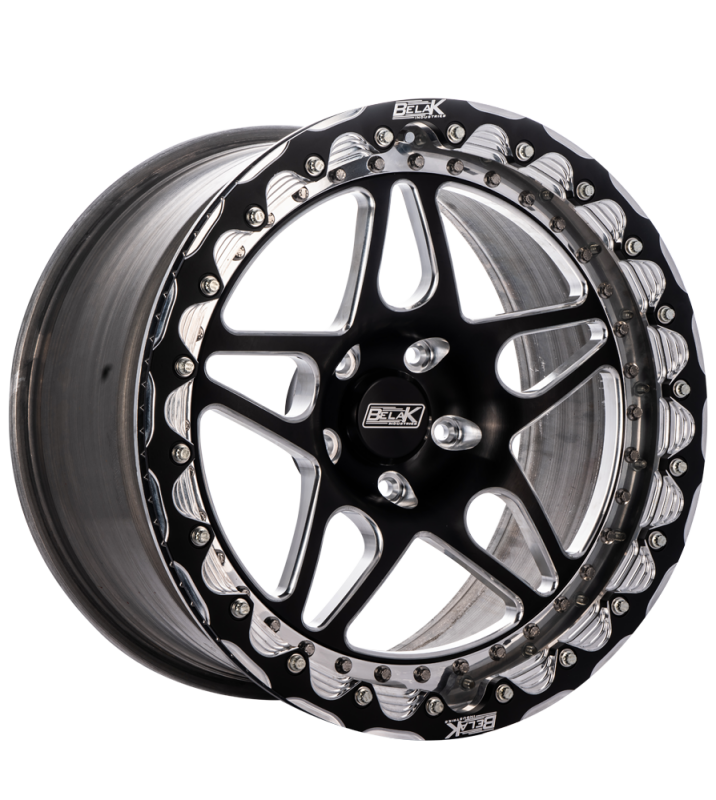 Belak 15x11 GTR Rear Wheel (OEM Small Brake Kit Req) / 5x114.3 BP / Series 3 Wheel- Single Beadlock - 15115114S3GTR-SBL