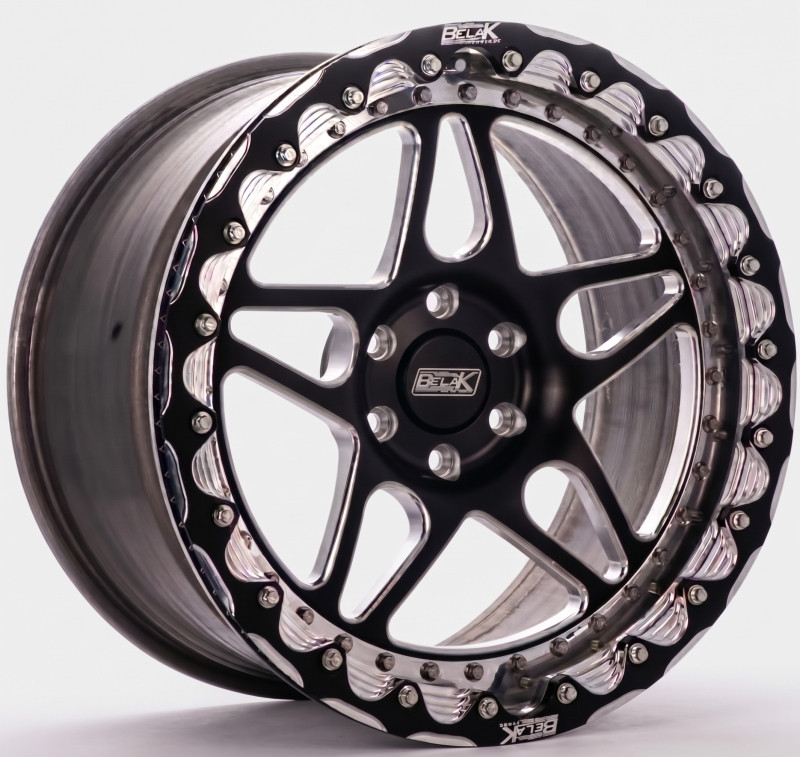 Belak 17x9.5 / 6.25in BS / 6x135mm BP / High Pad / Series 3 - Single Beadlock Wheel w/ Billet Lip - 17096135S36BS-BLT Photo - Primary