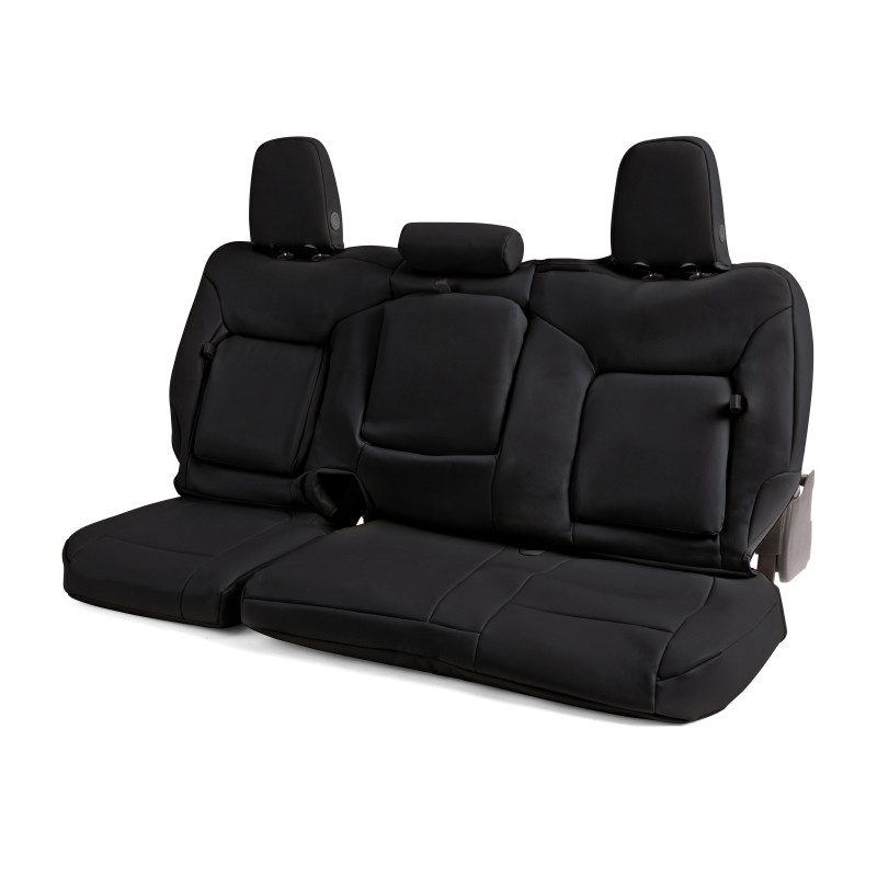 Covercraft 20-24 Ford Explorer Leatherette PrecisionFit Custom Front Row Seat Covers - Black - GTF4177ABLTBK Photo - out of package