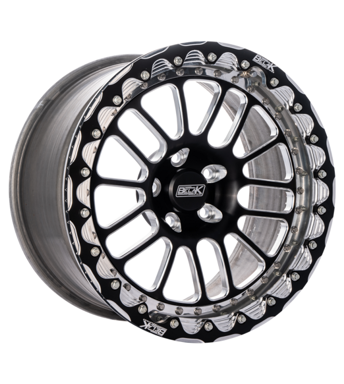 Belak 18x12 / 8.75in BS / 5x4.75BP / High Pad / Series 2 Wheel - Single Beadlock - 18125475S28BS-SBL