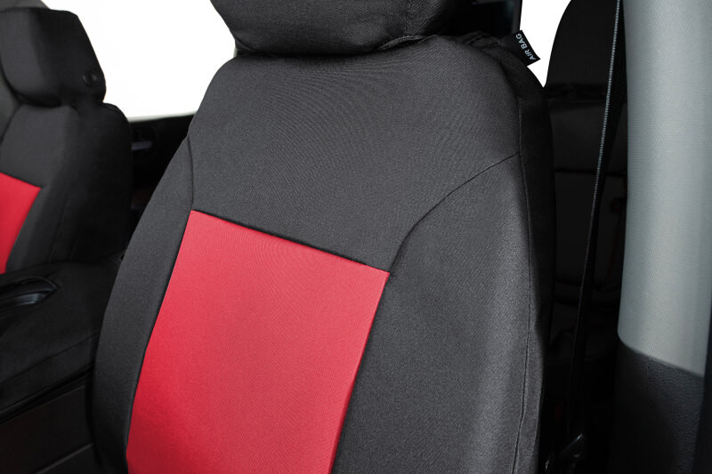 Covercraft 21-24 Ford Bronco Endura PrecisionFit Custom Second Row Seat Covers - Red/Black - GTF4283ENRB Photo - out of package