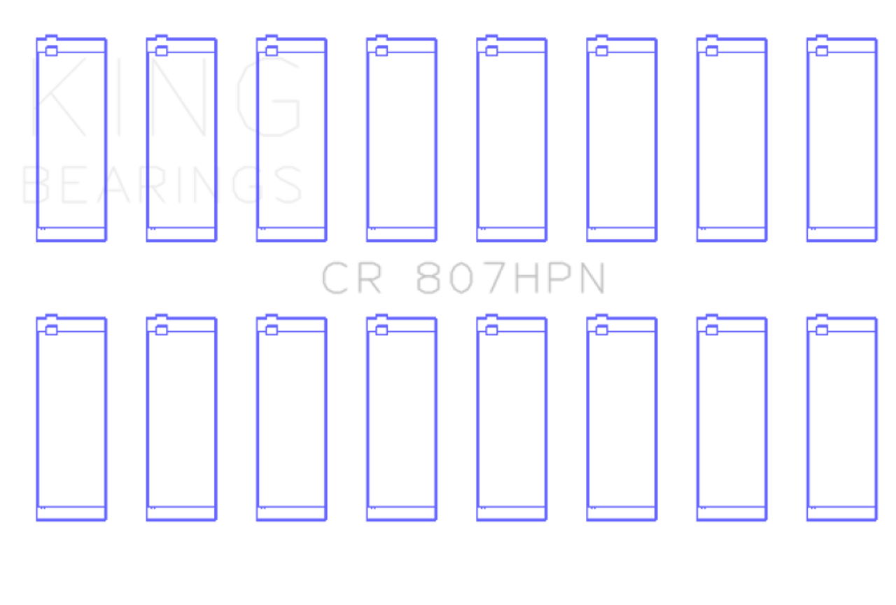 King Chevy LS1/LS6/LS3 Performance Rod Bearing Set - Size STD - CR807HPN