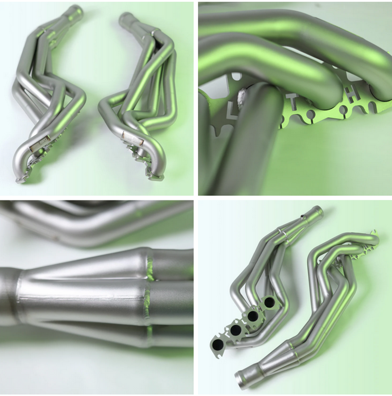 LTH 2" Long Tube Headers w. Off-Road Connection Pipes - 20-22 Mustang GT500 (FDLH00073T)