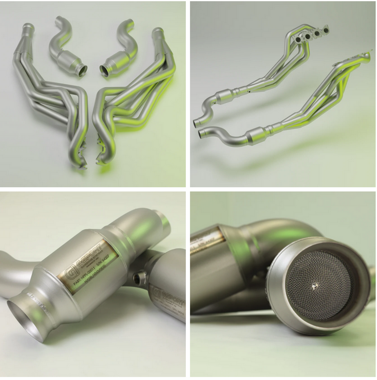LTH 2" Long Tube Headers w. Off-Road Connection Pipes - 20-22 Mustang GT500 (FDLH00073T)