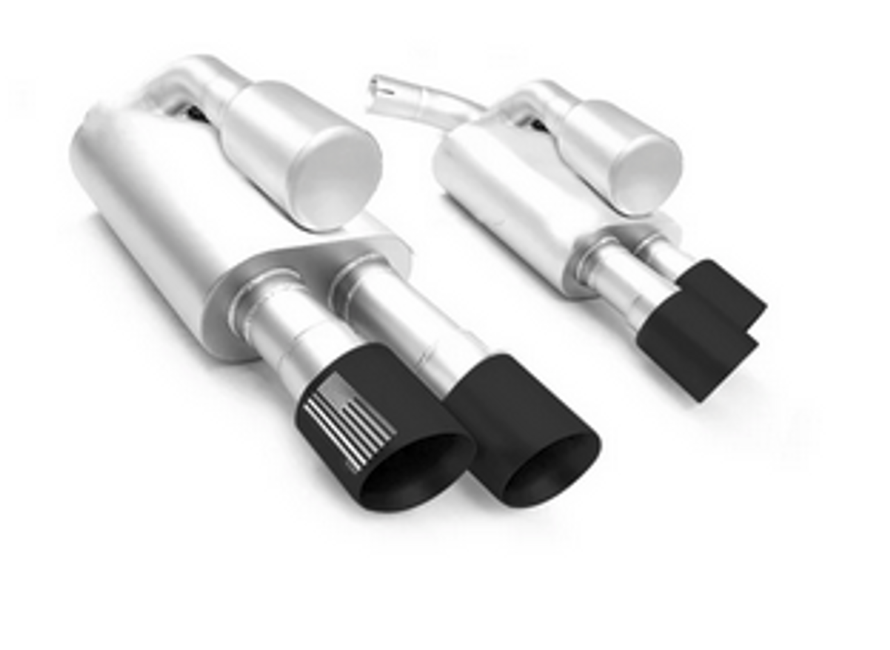 LTH Scorpion Axleback Exhaust System w. Black Tips - 18-23 Mustang GT (FDAB00008B)
