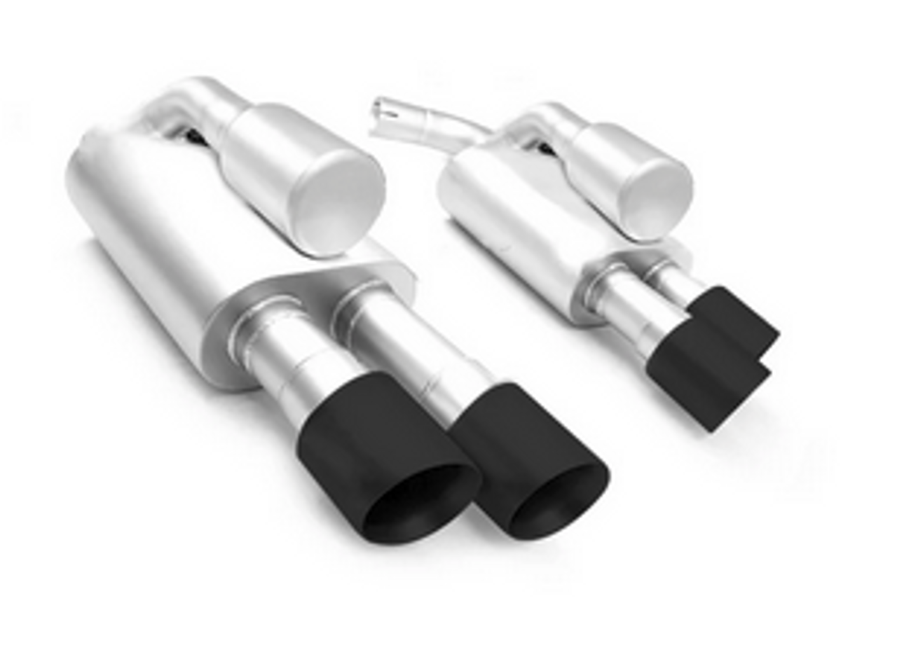 LTH Scorpion Axleback Exhaust System w. Black Tips - 18-23 Mustang GT