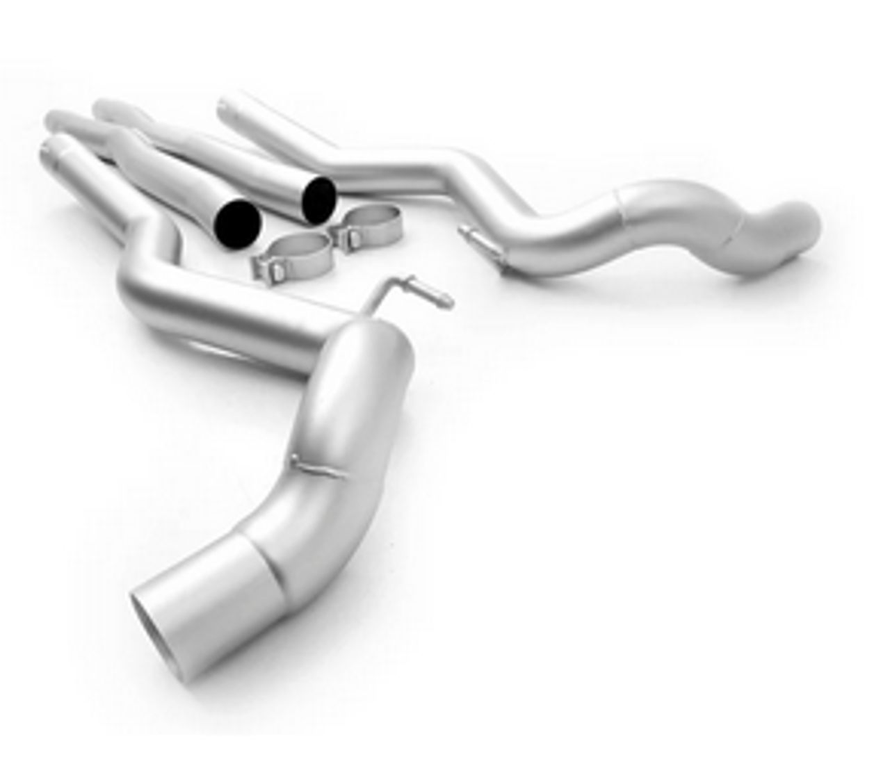 LTH True Dual Valved Catback Exhaust System w. Black Tips - 18-23 Mustang GT