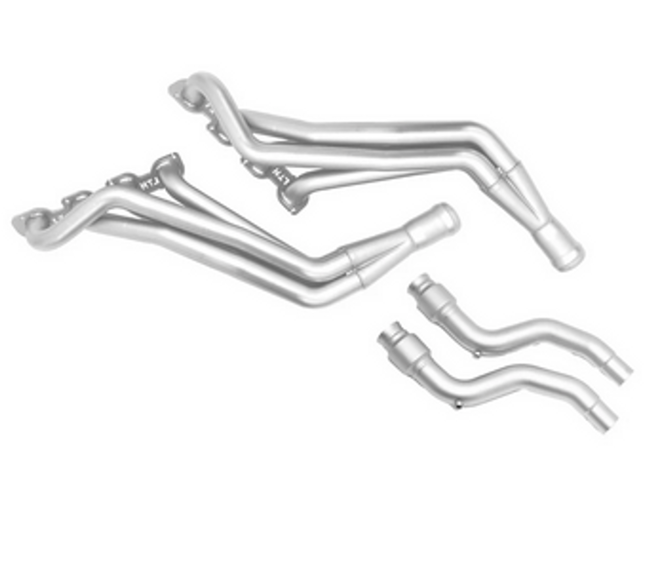 LTH 1 7/8" Long Tube Headers w. High Flow Cat Connection Pipes - Dodge Hellcat Charger & Challenger