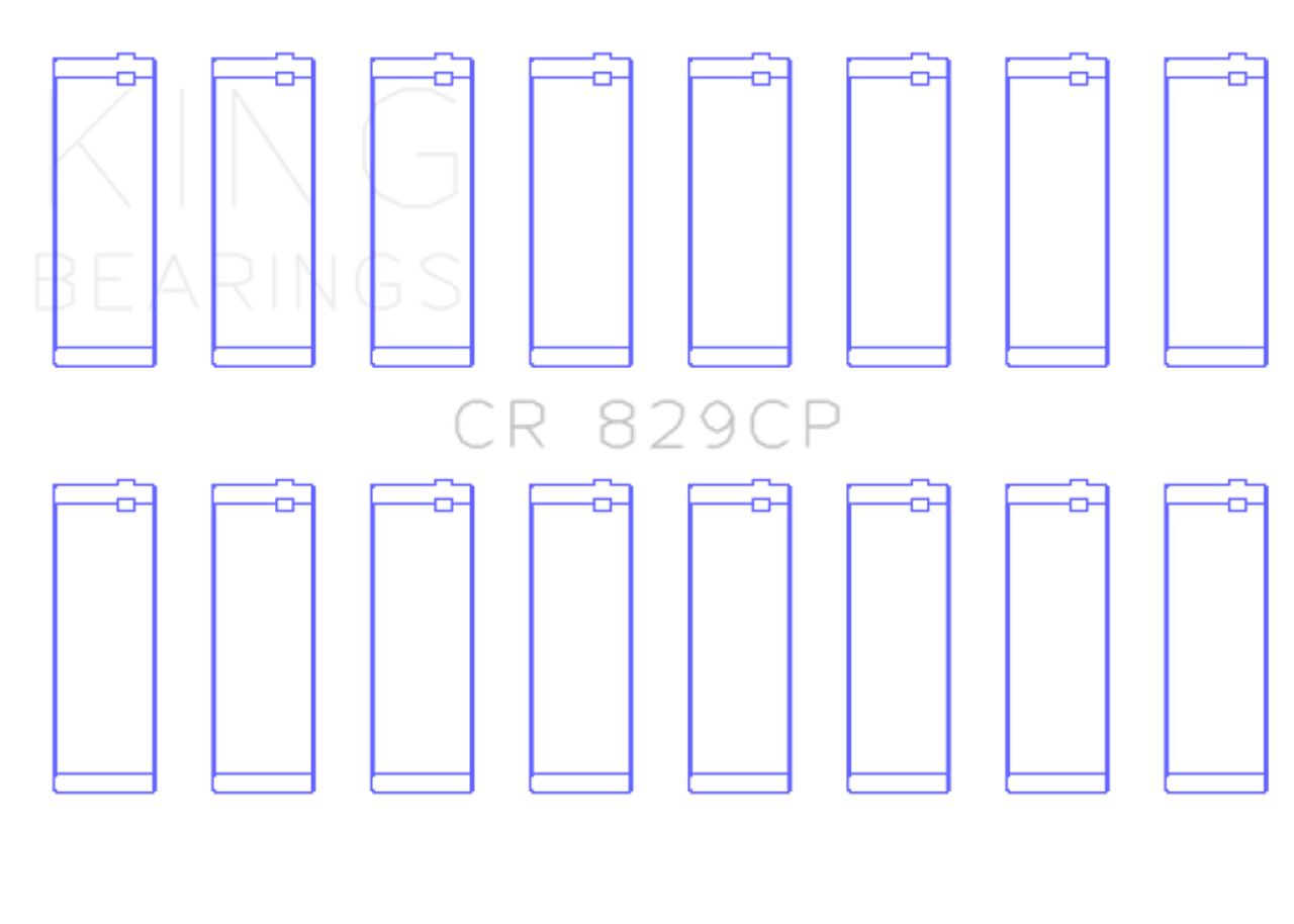 King IHC/FORD 420CI 6.9L / 445CI 7.3L 16V (Size Standard) Connecting Rod Bearing Set - CR829CP