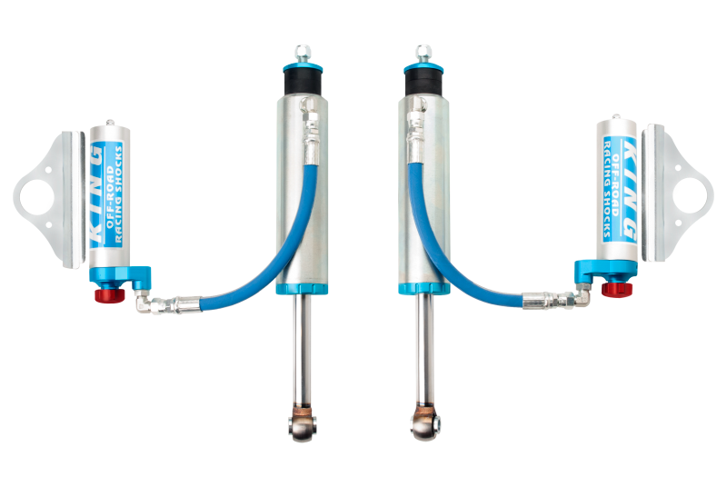 King Shocks 00-10 Chevrolet Silverado 2500/3500/HD Front 2.5 Dia Remote Res Shock w/Adjuster (Pair) - 25001-184A