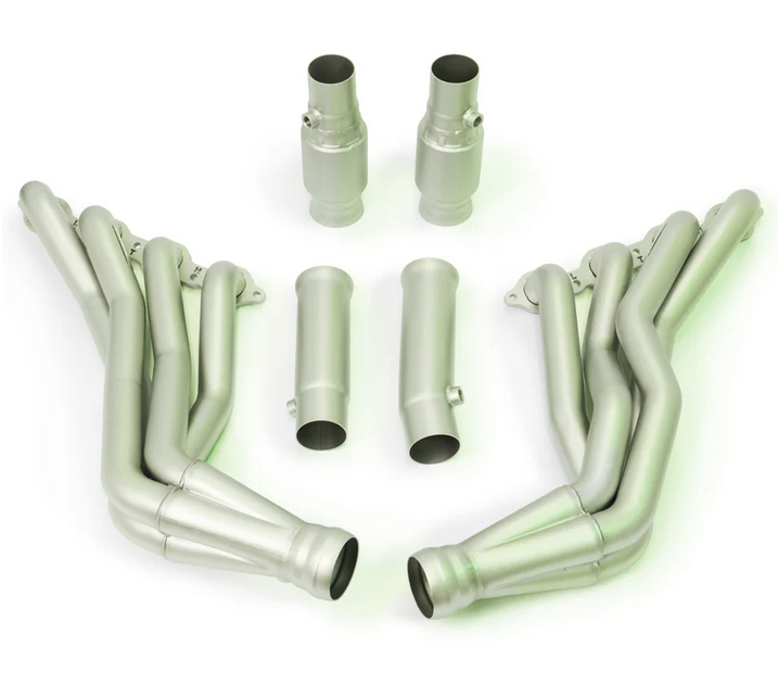 LTH 1 7/8" Long Tube Headers w. High Flow Cat Connection Pipes - 16-24 Camaro SS / ZL1 (GMLH00007T)