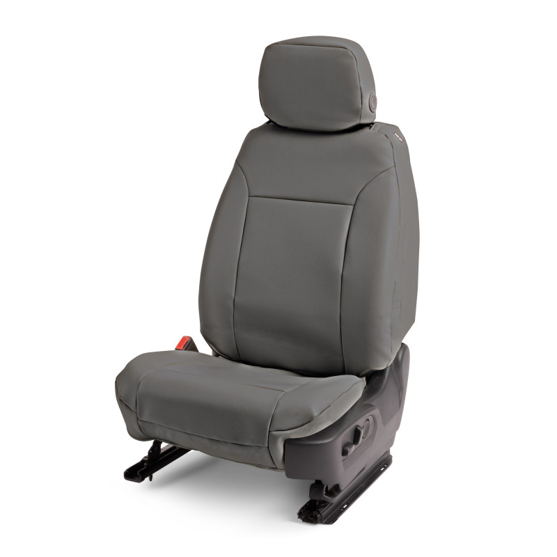 Covercraft 23-24 Ford SuperDuty Leatherette PrecisionFit Custom Front Row Seat Covers - Stone - GTF4345ABLTSN Photo - out of package