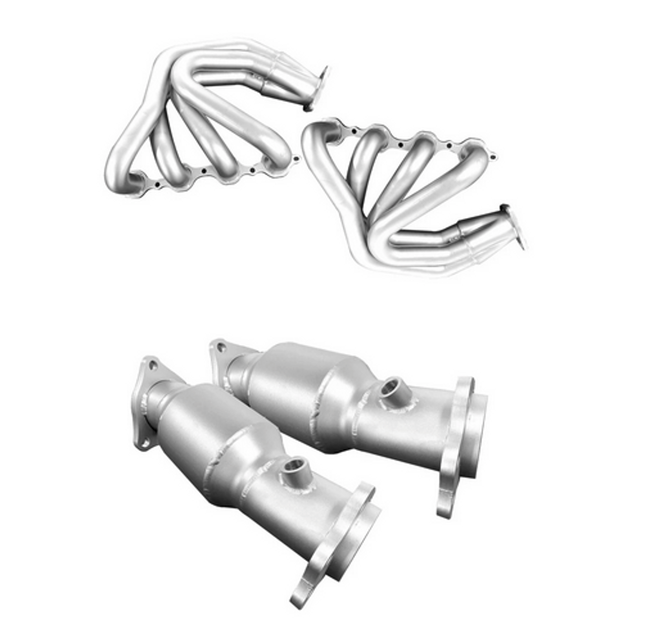 LTH 1 7/8" Long Tube Headers w. Off-Road Connection Pipes - C8 Corvette LT2 (GMLH00001TOR)