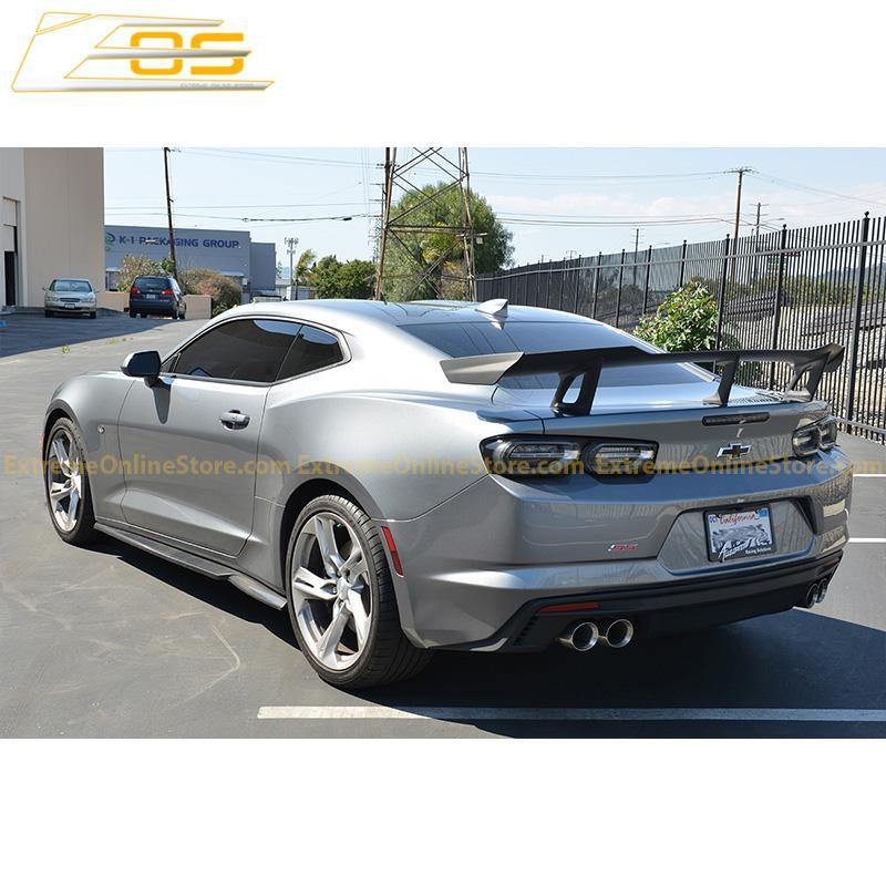 EOS T6 Performance Side Skirts - Matte Black - 16-24 Camaro (SS-135-ABS)