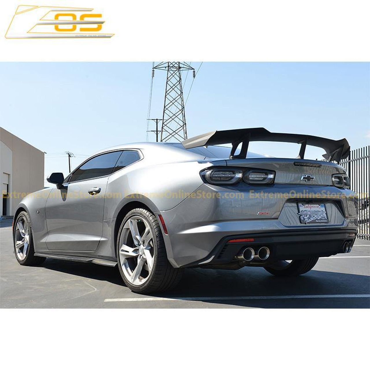 EOS T6 Performance Side Skirts - Matte Black - Gen 6 Camaro