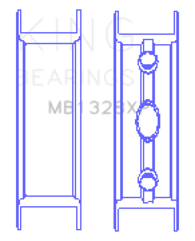 King GM Vortec / LS Series Gen III IV - Flange Only (From Set MB5013XP) - MB1328XP