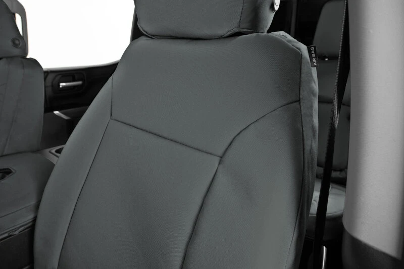 Covercraft 21-2024 Jeep Grand Endura PrecisionFit Custom Front Row Seat Covers - Charcoal/Charcoal - GTJ4369ABENCC Photo - out of package