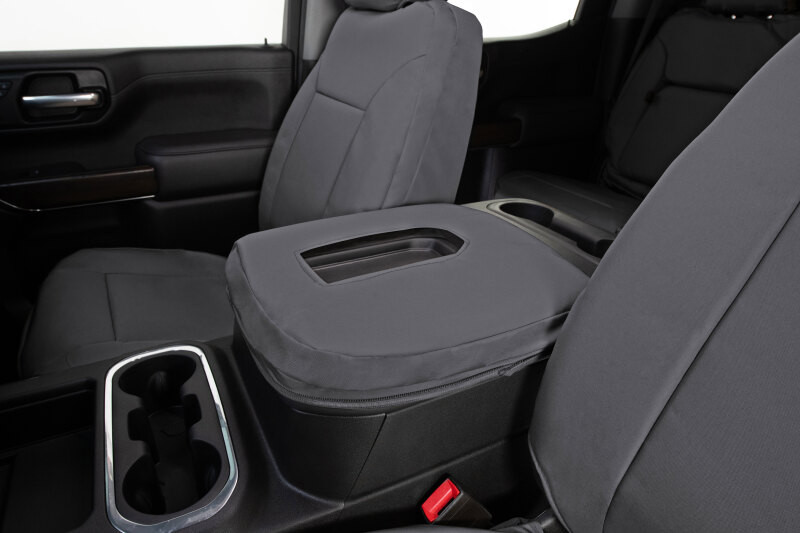 Covercraft 18-24 Mercedes Sprinter Endura PrecisionFit Custom Front Row Seat Covers - Silver/Silver - GTMB4171ABENSS Photo - out of package