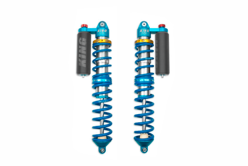 King Shocks 16+ YXZ 1000R 2.5 Front Internal Bypass Piggyback Coilover w/ Finned Res. w/ Adjuster - 25700-349AF