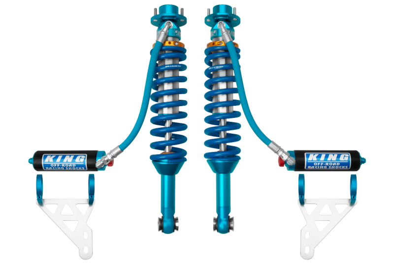 King Shocks 2019+ Ford Ranger Raptor 2.5 IBP Front Coilovers w/ RR & Comp Adj. - Pair - 25700-429A