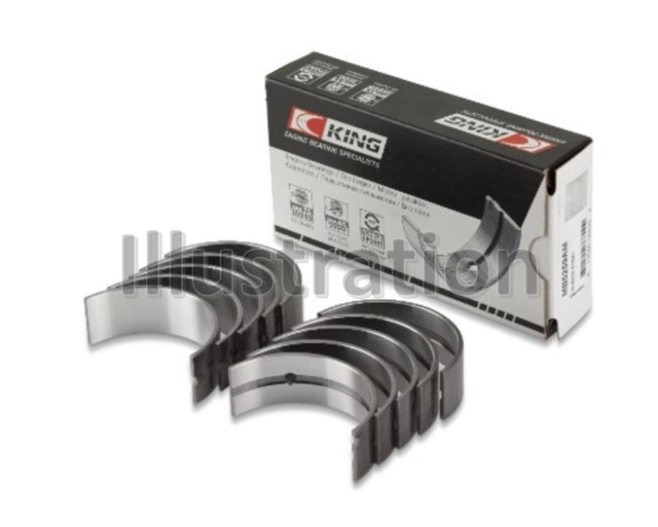 King AMC/Jeep 390 & 401 Crankshaft Main Bearing Set - Size STD - MB5518AM