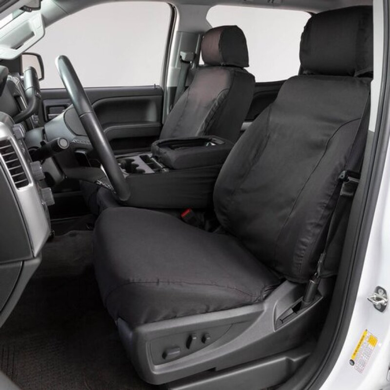 Covercraft 00-06 Ford Excursion Polycotton SeatSaver Custom Front Row Seat Covers - Charcoal - SS2299PCCH