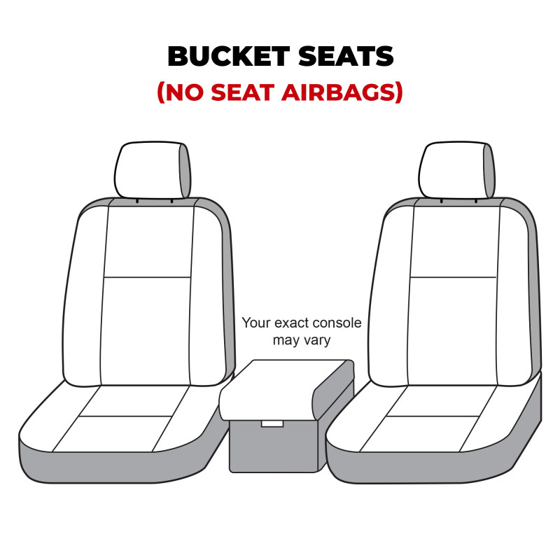 Covercraft 10-12 Dodge Ram Polycotton SeatSaver Custom Front Row Seat Covers - Grey - SS2430PCGY Photo - out of package