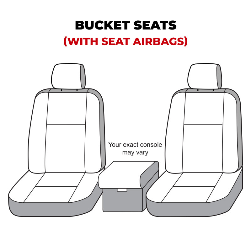 Covercraft Endura Waterproof Polyester SeatSaver Custom Front Row Seat Covers - SS2459WFBK Photo - out of package