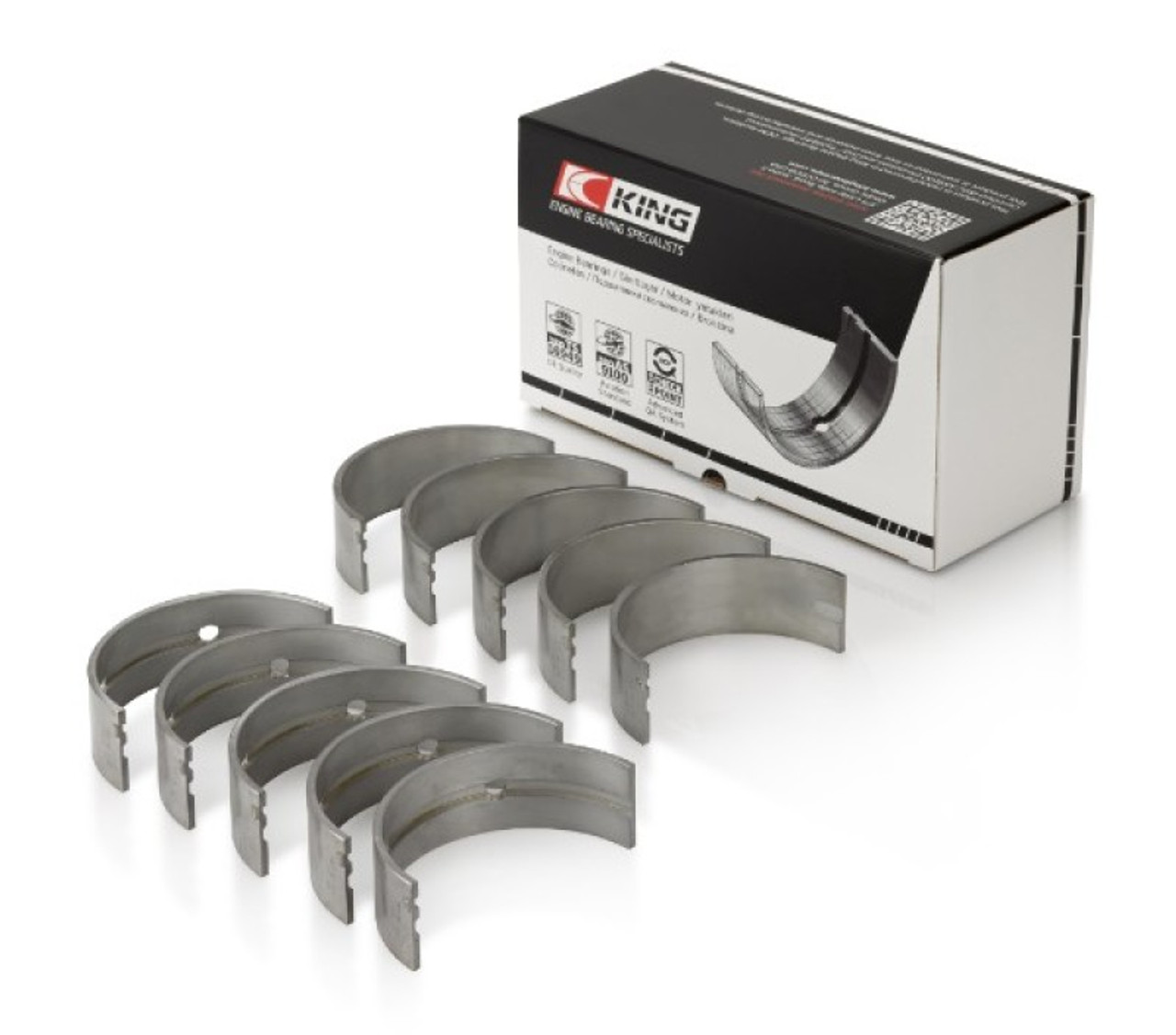 King Isuzu 4HK1 (Housing Bore +.010) (Size 0.50 Oversized) Main Bearing Set - MB5775CP0.5