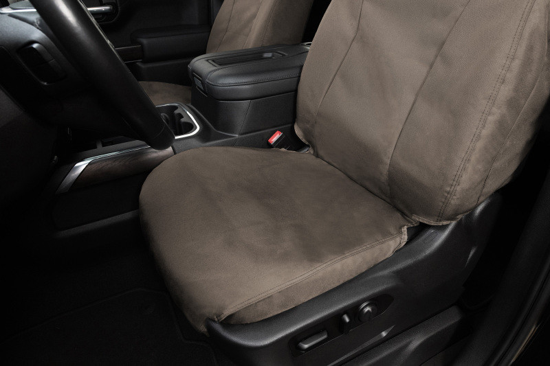 Covercraft 22-24 Ford Maverick Waterproof Polyester SeatSaver Custom Front Row Seat Covers - Taupe - SS2576WFTP Photo - out of package