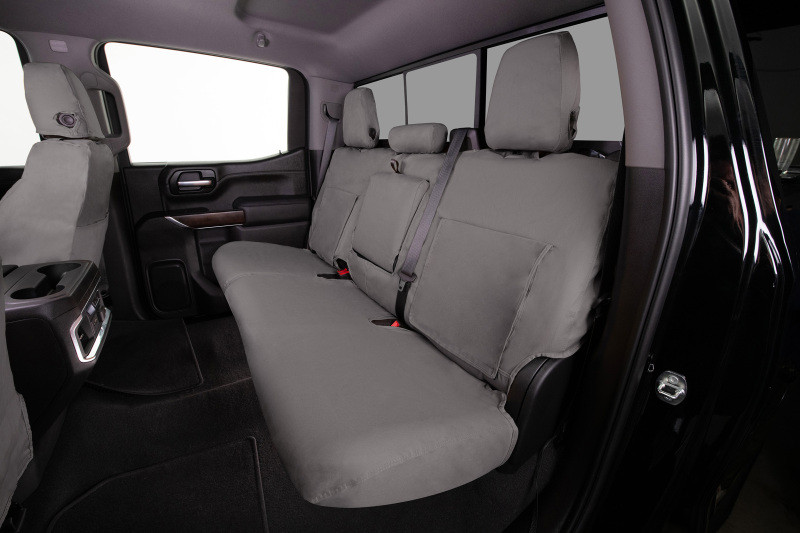 Covercraft 21-23 Buick Envision Polycotton SeatSaver Custom Front Row Seat Covers - Misty Grey - SS2587PCCT Photo - out of package