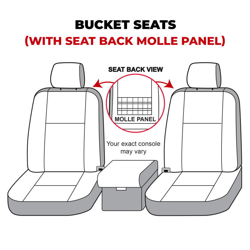 Covercraft 21-24 Ford Bronco Polycotton SeatSaver Custom Front Row Seat Covers - Tan - SS2600PCTN Photo - out of package