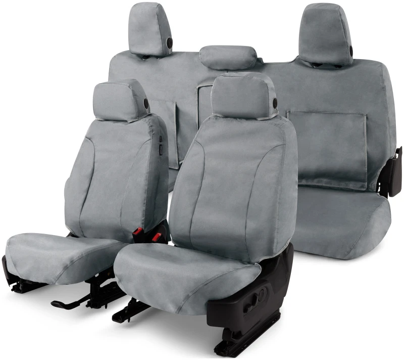 Covercraft 06-09 Ford Ranger Waterproof Polyester SeatSaver Custom Front Row Seat Covers - Grey - SS3375WFGY Photo - out of package