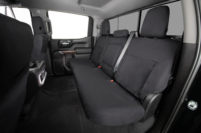 Covercraft 10-12 Dodge Ram Polycotton SeatSaver Custom Front Row Seat Covers - Charcoal - SS3405PCCH Photo - out of package