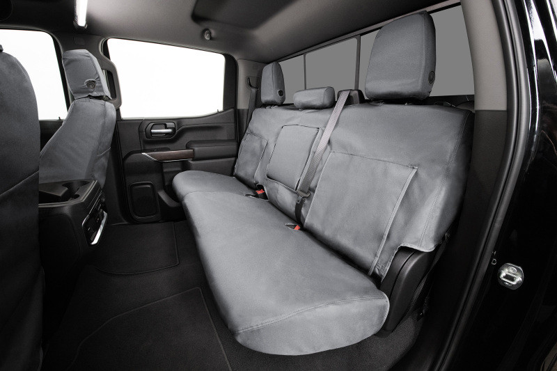 Covercraft 10-12 Dodge Ram Waterproof Polyester SeatSaver Custom Front Row Seat Covers - Grey - SS3410WFGY Photo - out of package