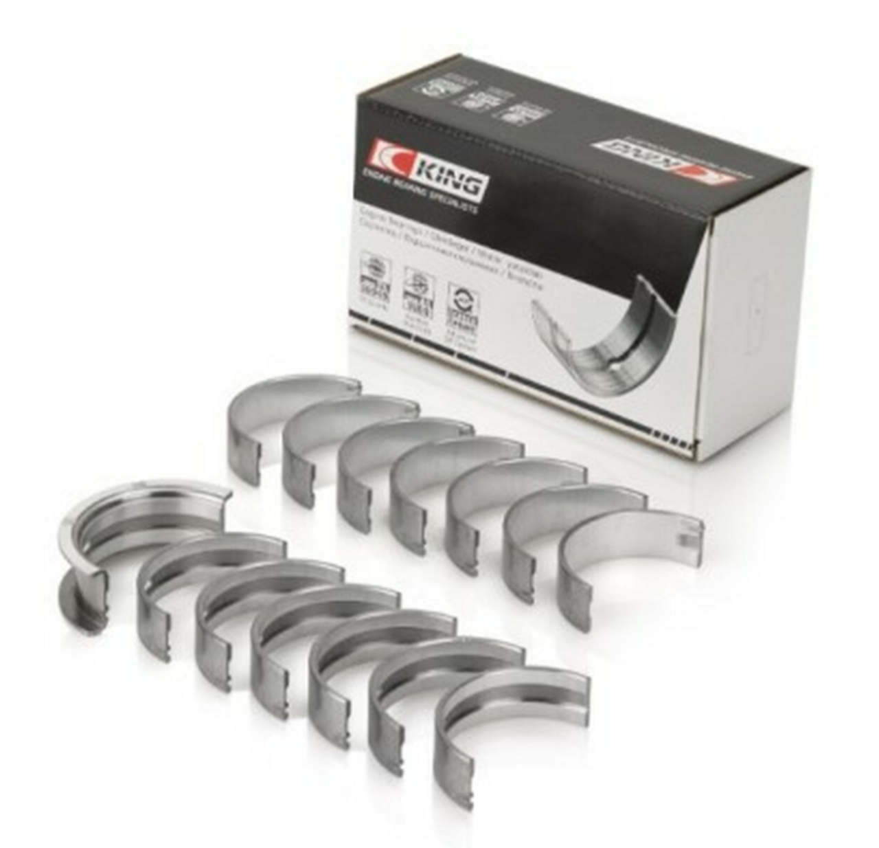 King BMW N55 B30A/ N53 B30A/ N52 B30A Main Bearing Set - MB7776GPC