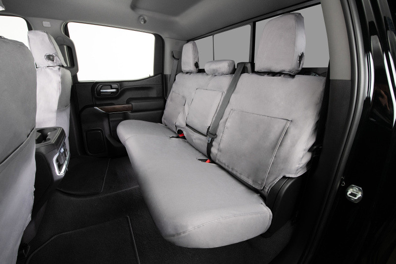 Covercraft 22-23 Nissan Frontier Polycotton SeatSaver Custom Second Row Seat Covers - Grey - SS7575PCGY Photo - out of package