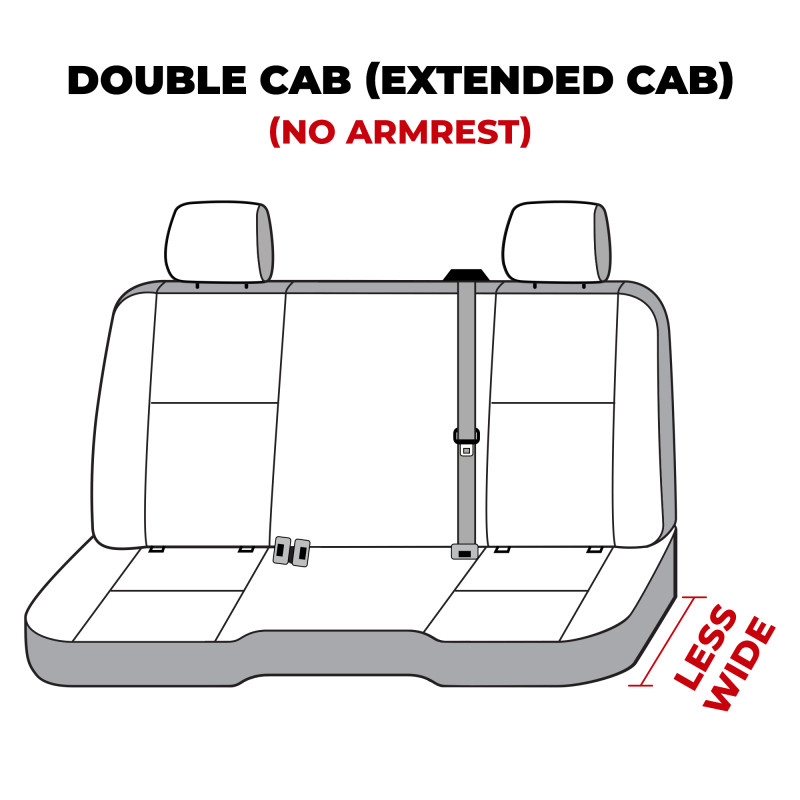 Covercraft 14-18 Chevrolet Silverado Waterproof Polyester SeatSaverSecond Row Seat Covers - Grey - SS8431WFGY Photo - out of package
